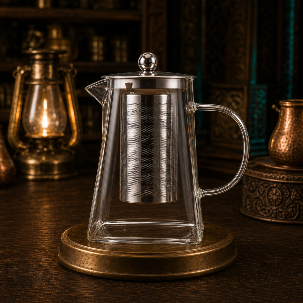 Tower Infuser 750ml · Boxed — empty front-and-centre Brew Basin hero