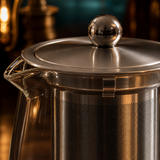 Contemporary Infuser 550ml · Boxed — lid and infuser macro detail