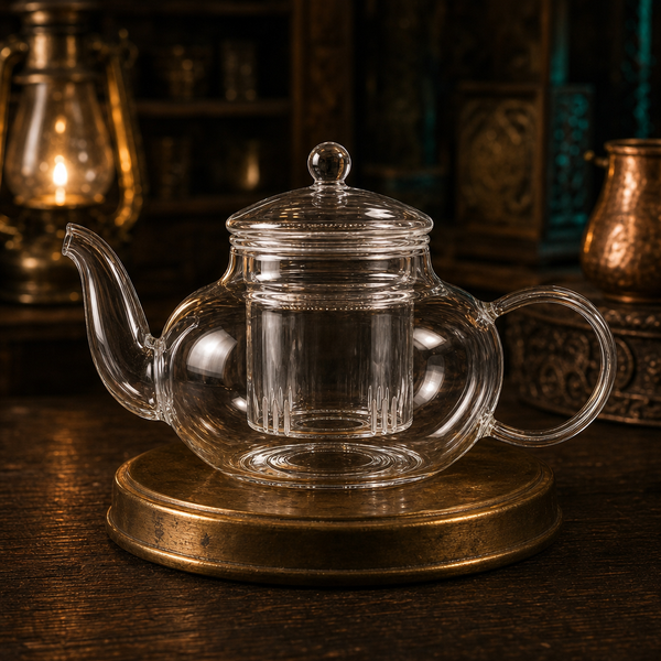Pearl Infuser 400ml · Boxed — empty front-and-centre Brew Basin hero