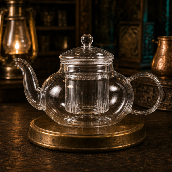 Pearl Infuser 800ml · Boxed — empty front-and-centre Brew Basin hero