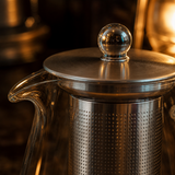 Flask Infuser 950ml — lid and infuser macro detail