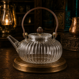 Clear Ribbed Pearl 850ml — empty front-and-centre Brew Basin hero