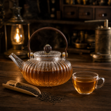 Clear Ribbed Pearl 850ml — how to brew loose-leaf tea