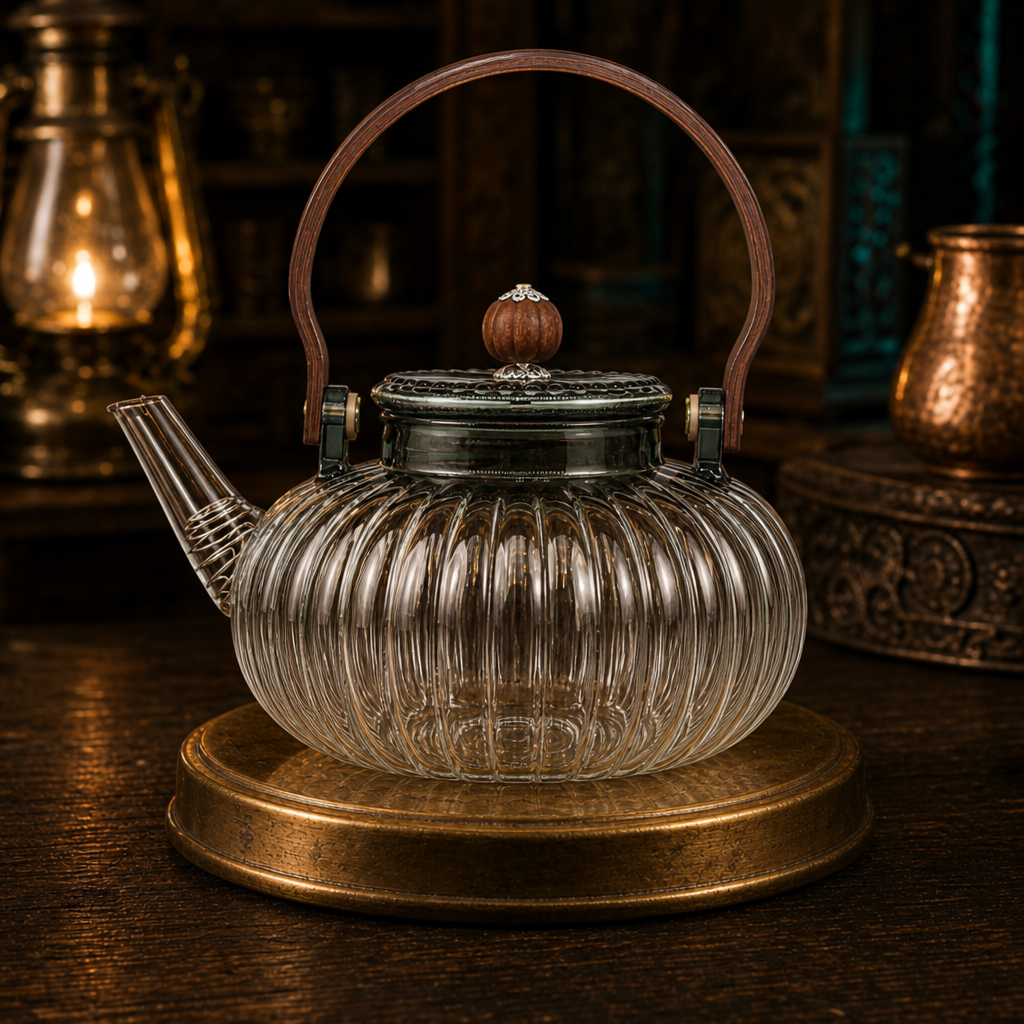 Charcoal Ribbed Pearl 950ml — empty front-and-centre Brew Basin hero