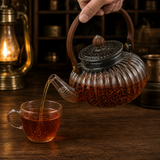 Charcoal Ribbed Pearl 950ml — size pour with Red Bush Digestive