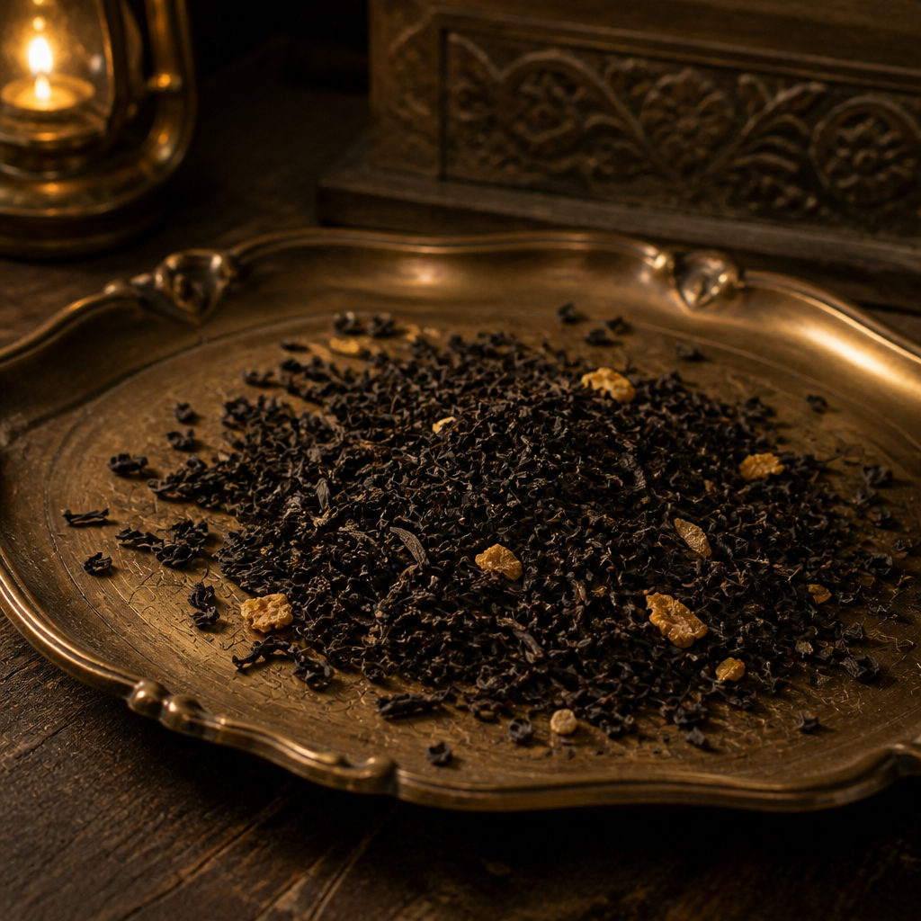 Narnaja Black Tea · serving scene
