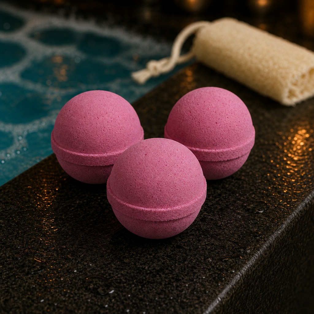 Very Berry Bath Bombs · hero
