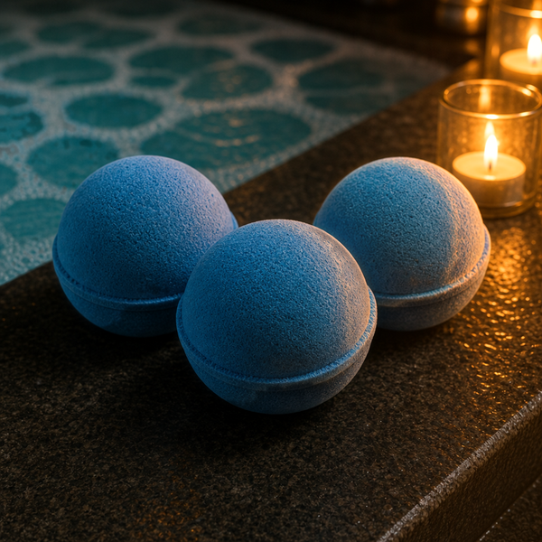 Blueberry Bath Bombs · hero