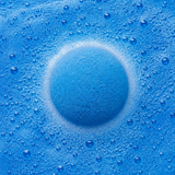 Blueberry Bath Bombs · in-use fizz