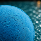 Blueberry Bath Bombs · macro