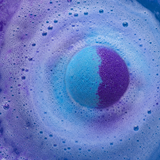 Amethyst Creed Bath Bomb · in-use fizz