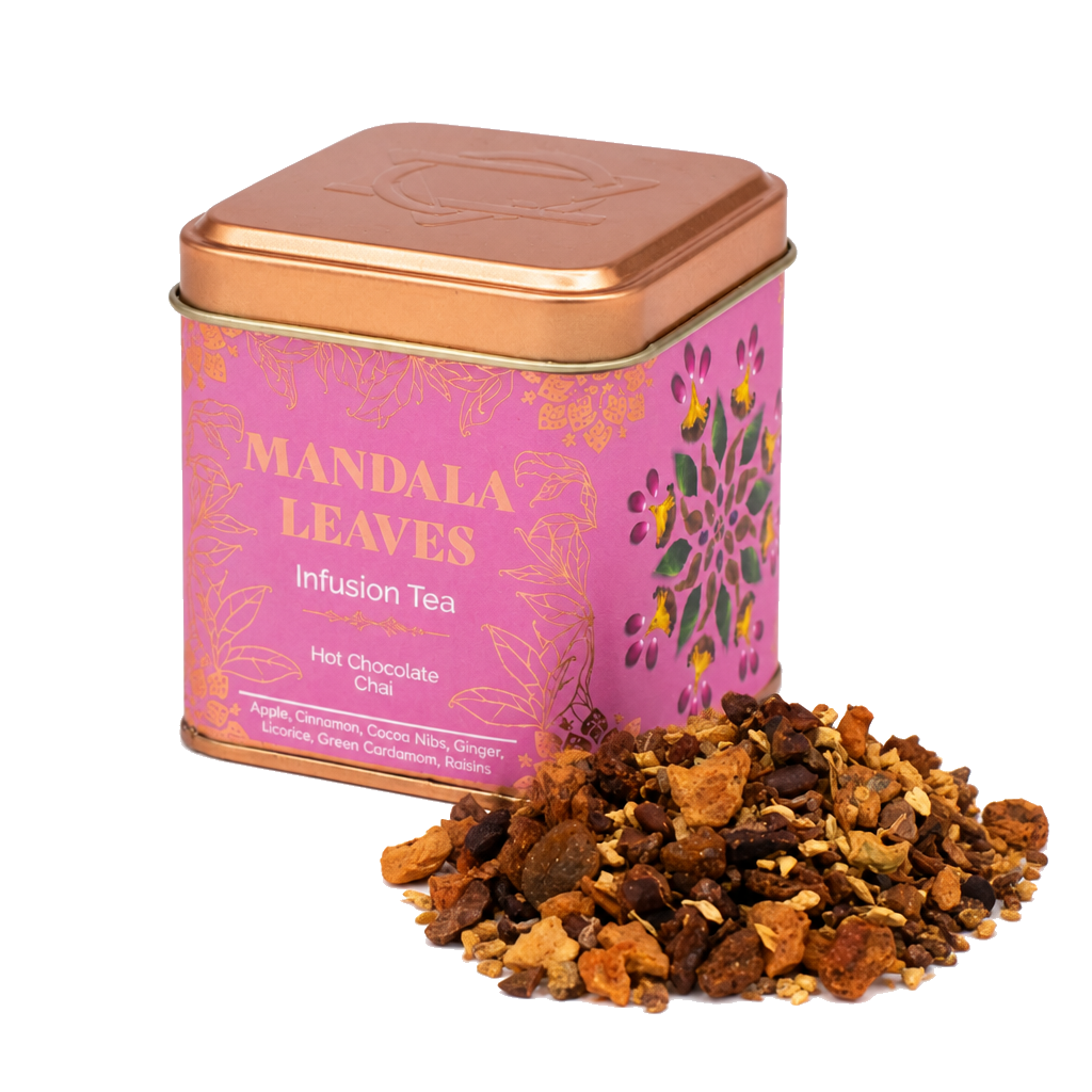 Organic Hot Chocolate Chai · 50g tin