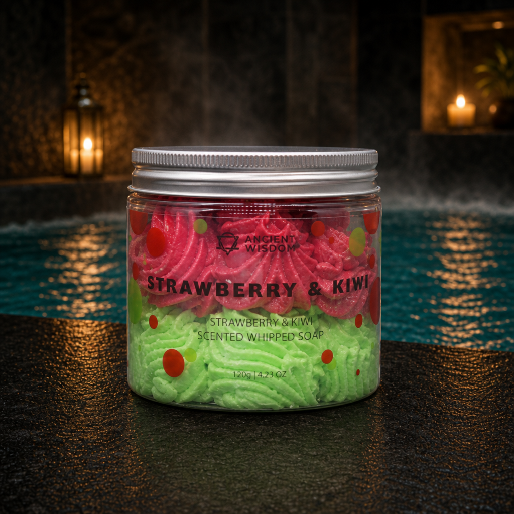 Strawberry & Kiwi Whipped Soap · hero