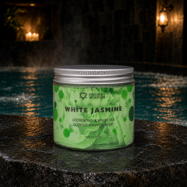 White Jasmine Whipped Soap · hero
