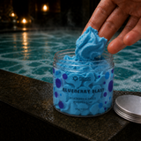 Blueberry Blast Whipped Soap · in-use