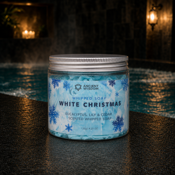 White Christmas Whipped Soap · hero