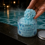 White Christmas Whipped Soap · in-use
