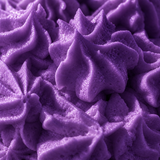 Frosted Sugar Plum Whipped Soap · macro