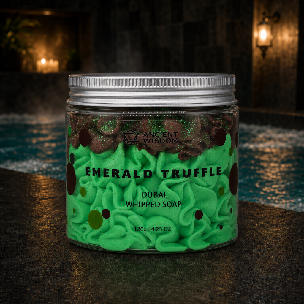 Emerald Truffle Whipped Soap · hero