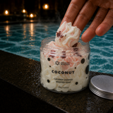 Coconut Whipped Soap · in-use