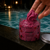 Cherry Whipped Soap · in-use