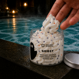 Ghost Whipped Soap · in-use