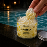 Vanilla Whipped Soap · in-use